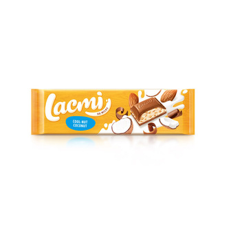 Шоколад Lacmi Cool-Nut-Coconut мол. з мигд. та кокос. 280г