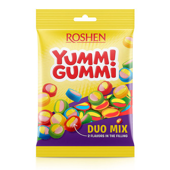 Цукерки Roshen Yummi Gummi Duo Mix 70г