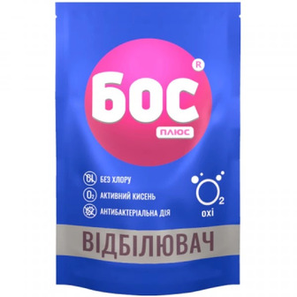 Відбілювач БОС плюс OXI порошок кисневий, 200 г