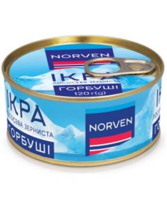 Ікра горбуші жб Norven 120г