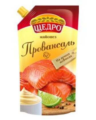 Майонез провансаль 67% Щедро 550 гр д/п