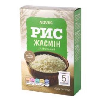 Рис Жасмин Novus 5*80г