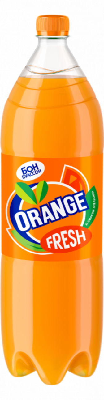 Напій БОН БУАССОН Orange Fresh сильногазований пет 2л