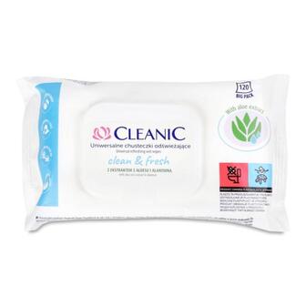 Серветки вологі Cleanic Clean&Fresh універсальні 120шт