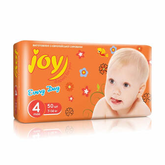 Підгузки Joy Every Day розмір 4 (7-14 кг), 50 шт