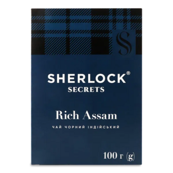 Чай Sherlock Secrets Rich Assam чорний