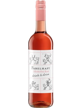 Безалкогольне вино Фабельхафт, Розе / Fabelhaft, Rose, Fio Wine, рожеве 0.75л