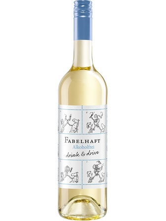 Безалкогольне вино Фабельхафт, Рислінг / Fabelhaft, Riesling, Fio Wine, біле 0.75л