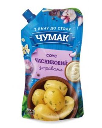 Чумак Соус Часниковий ДП 200г