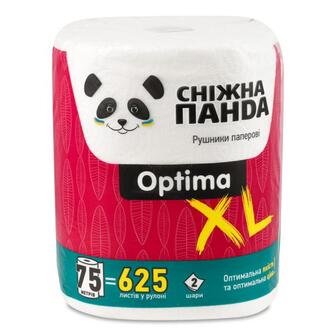 Рушники паперові Сніжна панда Optima XL Roll 2 шари шт