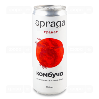 Напій Лавка традицій Spraga Комбуча гранат з/б