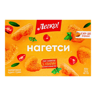 Нагетси Легко! курячi замороженi, 300 г