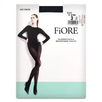 Колготки жіночі Fiore Paula Black 40 DEN р.3