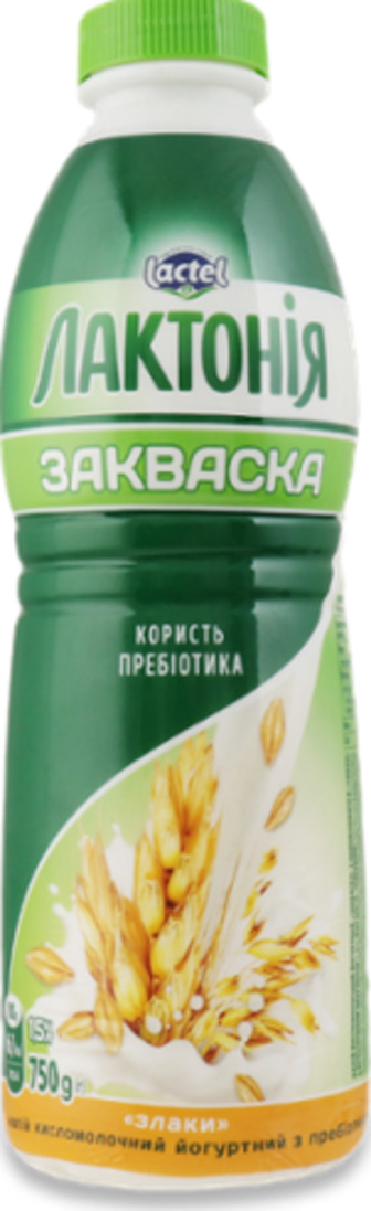 Закваска Лактонія Злаки 1,5% 750г ПЕТ