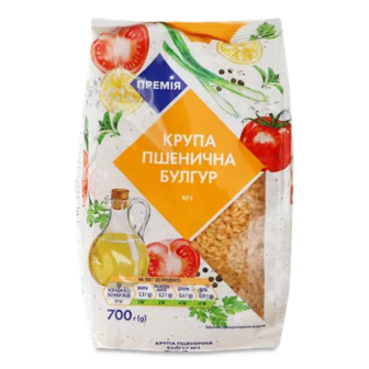 Крупа булгур «Премія»® пшенична №1, 700г (700г)