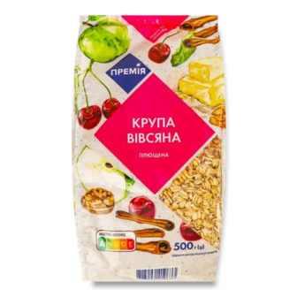 Крупа вівсяна «Премія»® плющена, 500г (500г)