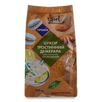 Цукор тростинний «Премія»® демерара, 500г (500г)