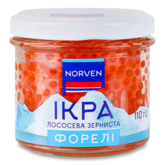 Ікра лососева Norven Форелі зерниста