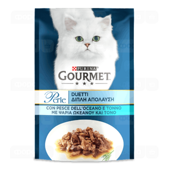 Корм для котів Gourmet Perle Duo океанічна риба-тунець (85г)