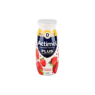 Продукт Actimel Кисломолоч Полуниця/Гранат 1,4% 100г