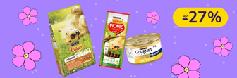 До -27% на корм для котів і собак Gourmet та Friskies