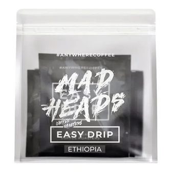 Кава Mad Heads Easy Drip Ethiopia в дріп-пакетах