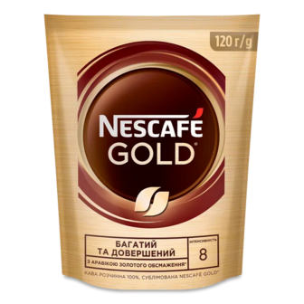 Кава розчинна Nescafe Gold