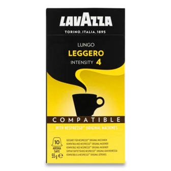 Кава мелена Lavazza Espresso Lungo Legero 10 капсул NCC