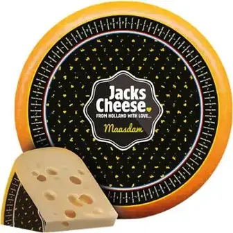 Сир Jack Cheese Маасдам 45% ваговий