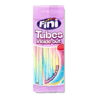 Цукерки Fini Tubes inside out Rainbow in&out жувальні