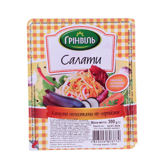 Салат Грінвіль капуста пелюстками по-корейськи пк 300 г