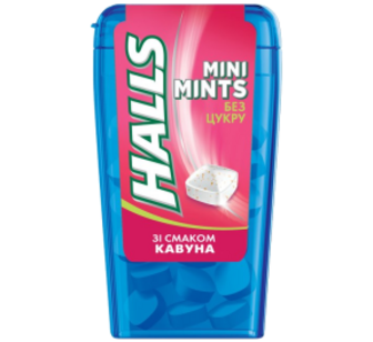 Драже Halls Mini Mints кавун 12,5г