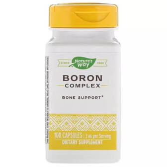 Бор 3 мг Boron Complex Nature's Way 100 капсул