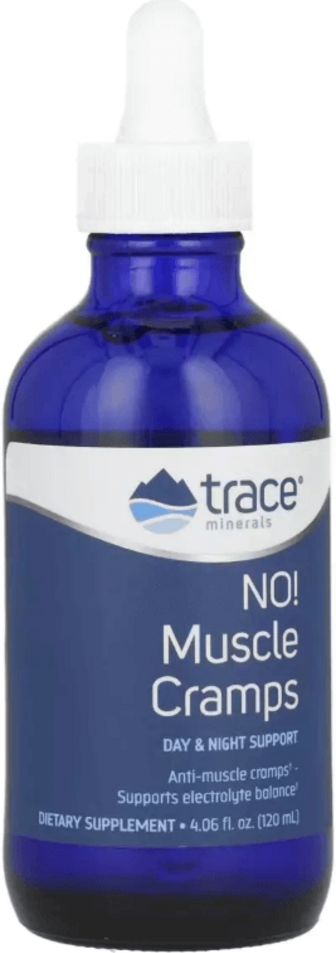 Порятунок від м'язових судом, No! Muscle Cramps, Trace Minerals, 120 мл