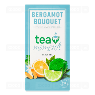 Чай чорний Tea Moments Bergamot Bouquet