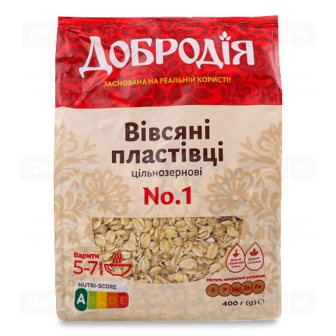 Пластівці вівсяні «Добродія» №1