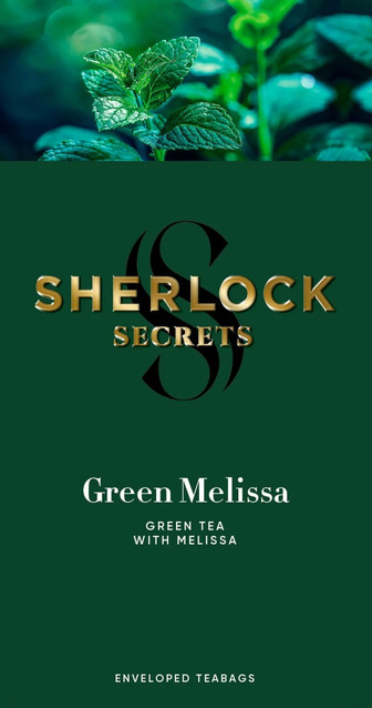 Чай Sherlock Secrets Green Melissa 22 пакетики (4823118604153)