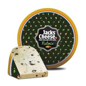 Сир твердий Гауда з міксом горіхів 50% Jack Cheese, 100 г