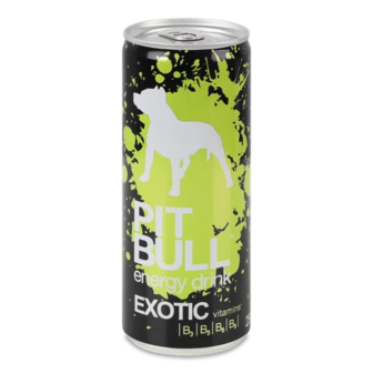 Напій енергетичний Pit Bull Exotic безалкогольний сильногазований з/б