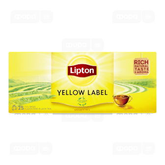 Чай чорний Lipton Yellow Label