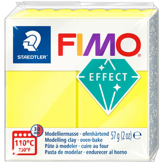 Пластика Effect, Жовта неонова, 57г, Fimo