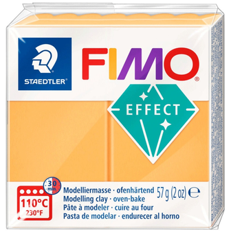 Пластика Effect, Помаранчева неонова, 57г, Fimo