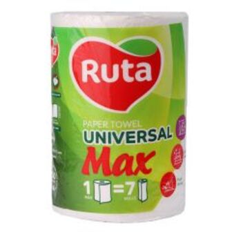 Рушники пап. целюлоз. 2-шар.Ruta Max 1шт