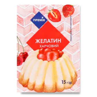 Желатин харчовий «Премія»®, 15г (15г)