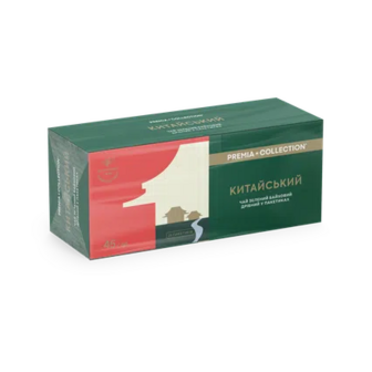 Чай зелений PREMIA Китайський дрібний, 25*1,8г (25*1,8г) (25*1,8г)