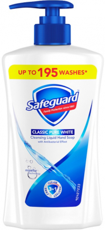 Мило рідке Safeguard Classic Pure White 390мл