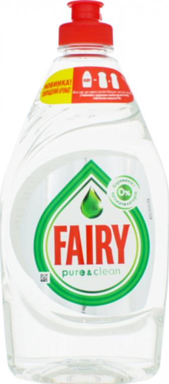 Засіб Fairy Pure & clean д/миття посуду 450мл