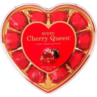 Цукерки Roshen Cherry Queen вишня в лікері 122 г