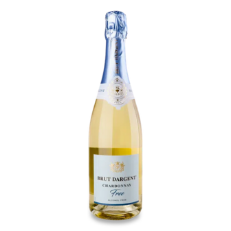 Вино ігристе Brut Dargent Chardonnay Free біле безалкогольне (0,75л)