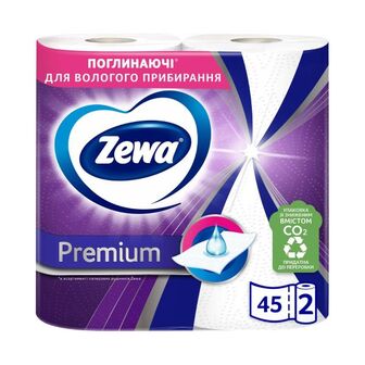 Паперовий рушник Zewa premium білі №2